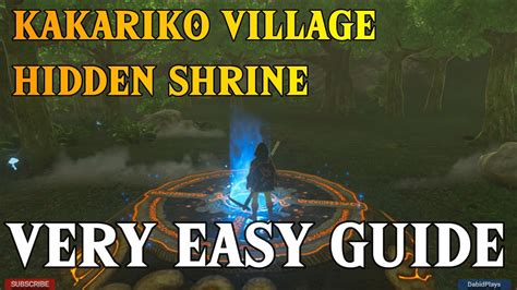 kakariko shrine quest|kakariko village hidden shrine.